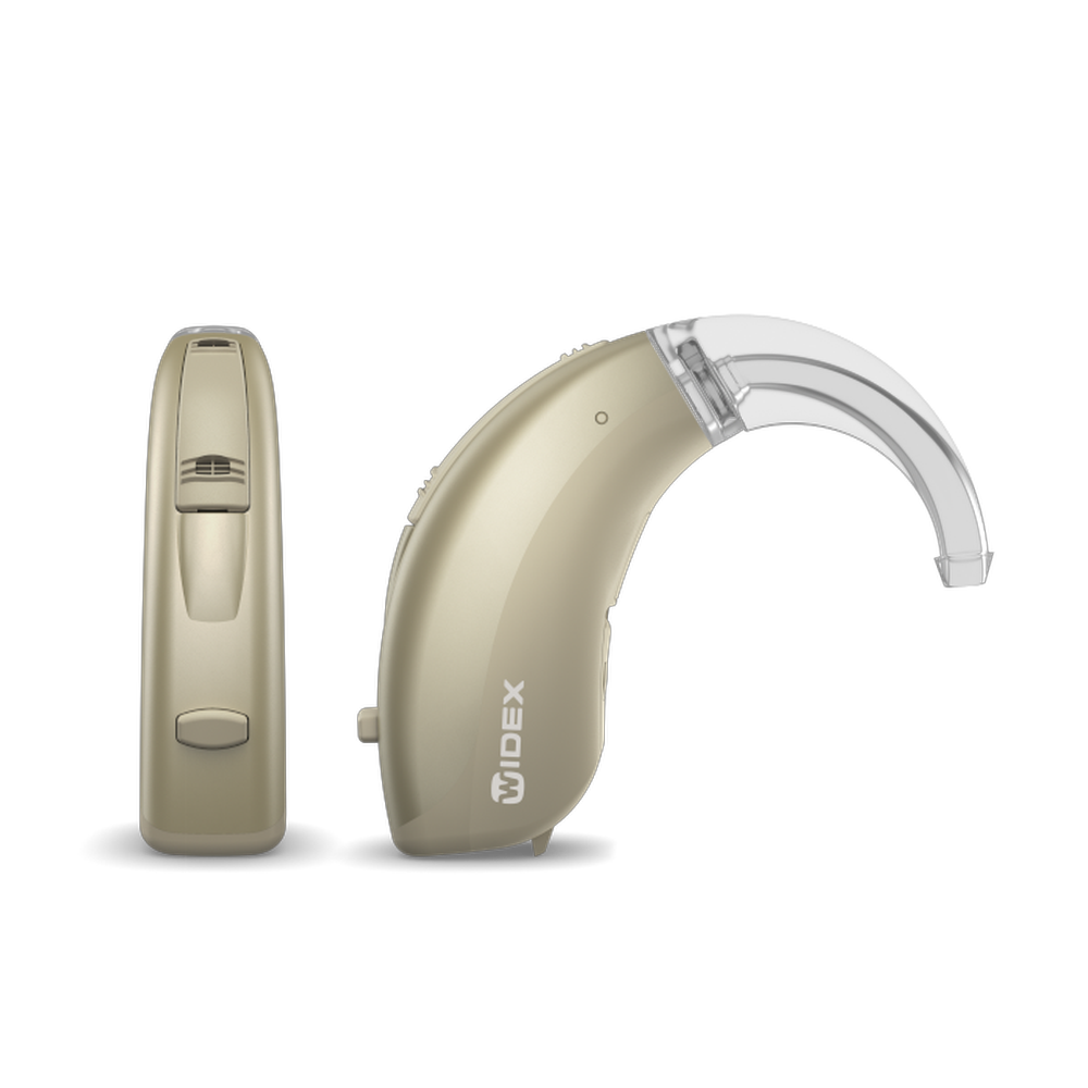 2010 Widex BB2BTE312 Double HoneyBlonde Honey Hearing aid Shadow