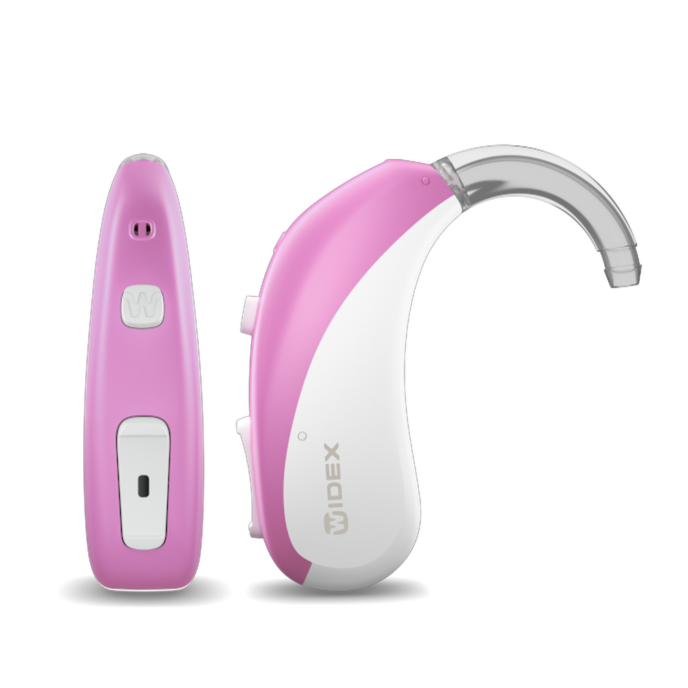 2106-Widex-MBR3D-Double-ShockingPink-White-Hearing-aid-Led-off-With-shadow