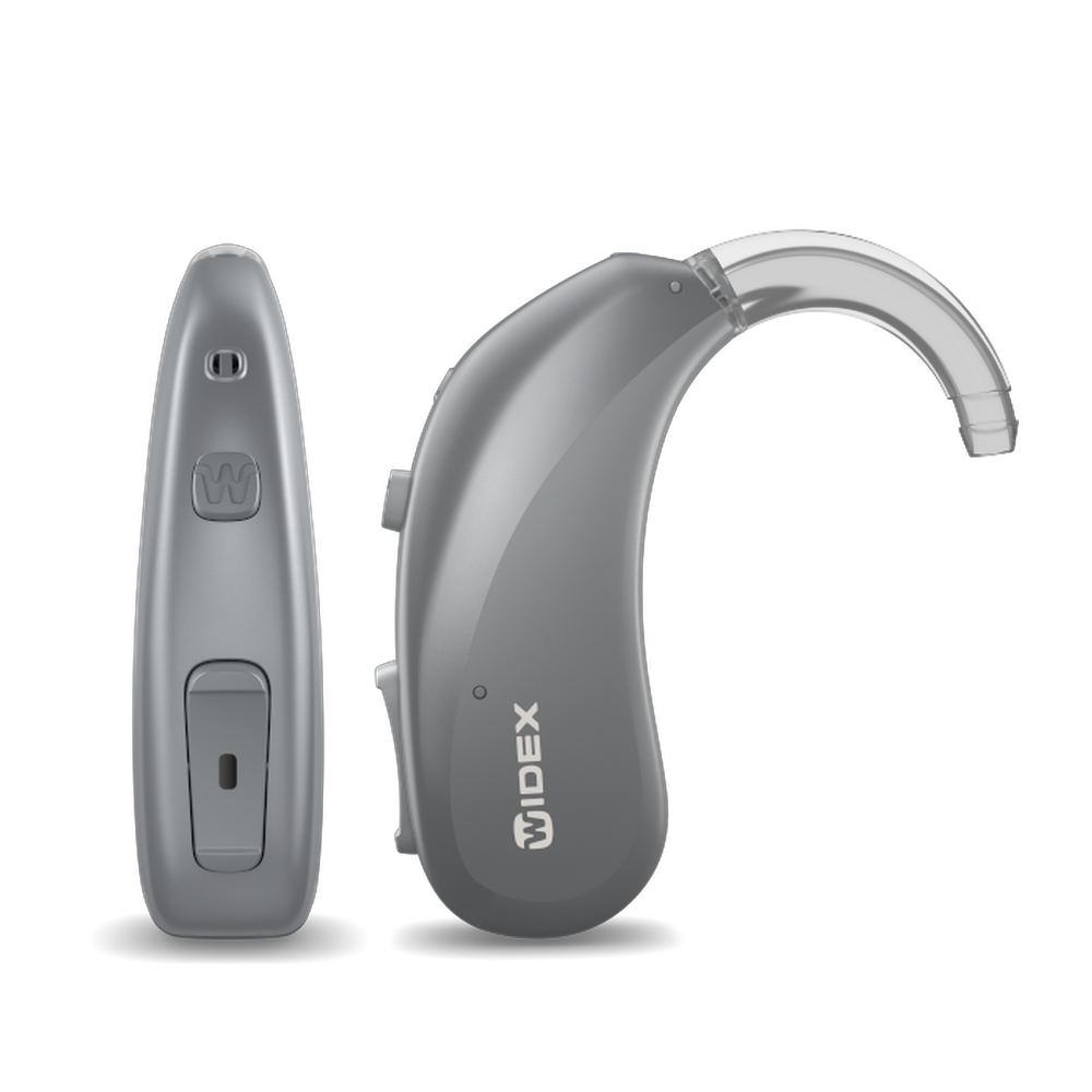 2106-Widex-MBR3D-Double-TitaniumGrey-Grey-Hearing-aid-Led-off-With-shadow