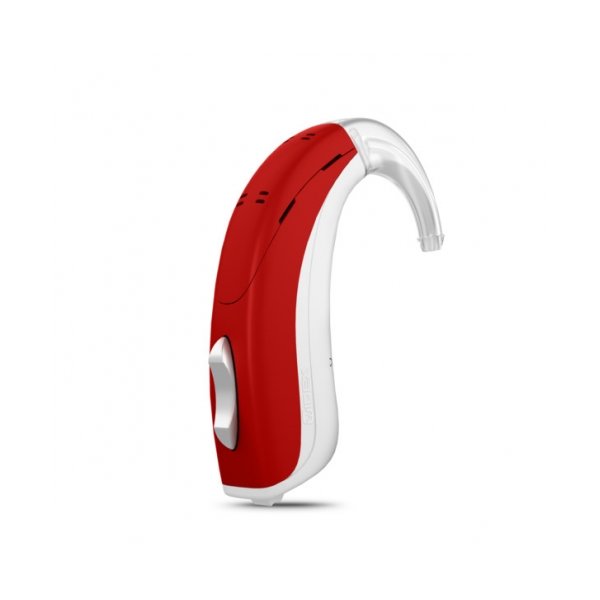 widex-evoke-fa-standalone-sporty-red-white-with-hook-hearing-aid-with-shadow